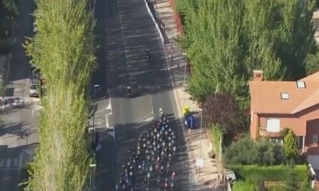 Видео финиша 12-го этапа «Вуэльты» с участием гонщиков «Астаны»