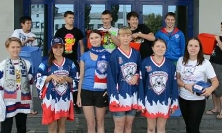 Болельщики «Белых Тигров» приняли вызов от «Барыса» в Ice Bucket Challenge 