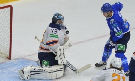 Резюме матча КХЛ «Барыс» — «Амур» 3:2 Б