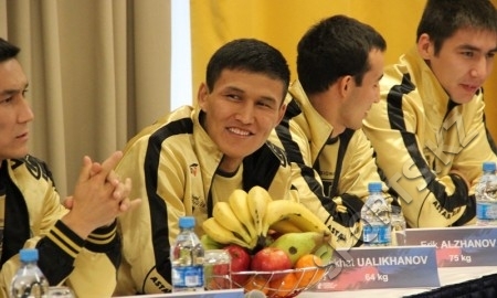 Фоторепортаж с церемонии взвешивания «Astana Arlans» vs «Cuba Domadores»