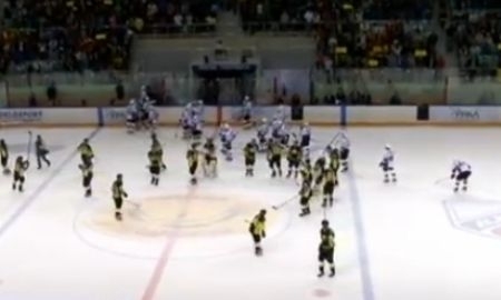 Видео матча ВХЛ «Сарыарка» — «Рубин» 3:2