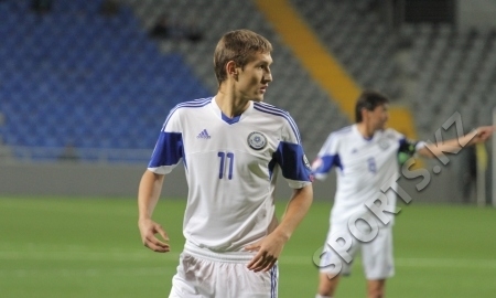 Бауржан Джолчиев сыграл десятый матч за сборную Казахстана