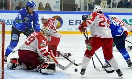 Отчет о матче КХЛ «Барыс» — «Витязь» 0:2