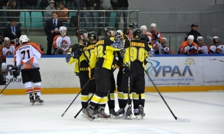Фоторепортаж с матча ВХЛ «Сарыарка» — «Спутник» 6:4