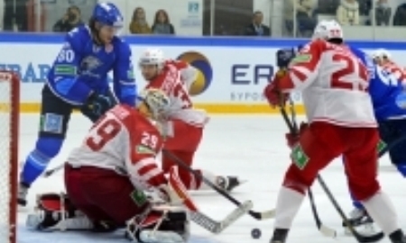 Резюме матча КХЛ «Барыс» — «Витязь» 0:2