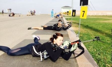 Сборная Казахстана по биатлону проводит УТС в Алматы