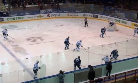 Видео шайб матча КХЛ «Сибирь» — «Барыс»  4:1