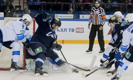 Фоторепортаж с матча КХЛ «Сибирь» — «Барыс» 4:1