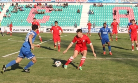 Фото с матча Премьер-Лиги «Кайсар» — «Кайрат» 0:2