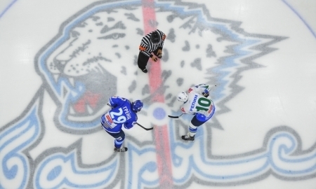 Фоторепортаж с матча МХЛ «Снежные Барсы» — «Олимпия» 5:4 ОТ