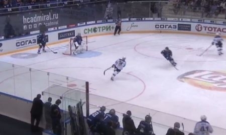 Видео шайб матча КХЛ «Адмирал» — «Барыс» 4:2