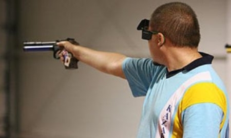 Казахстанцы стали четвертыми в командной стрельбе из пневматического пистолета с 10 метров на Азиаде