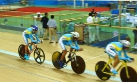 Казахстанские велогонщики стали четвертыми на треке Азиады в командной гонке преследования