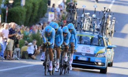 «Астана» финишировала 12-й в командной разделке на мировом первенстве в Испании