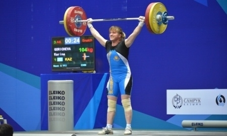 Тяжелоатлетка Карина Горичева стала четвертой на Азиатских играх
