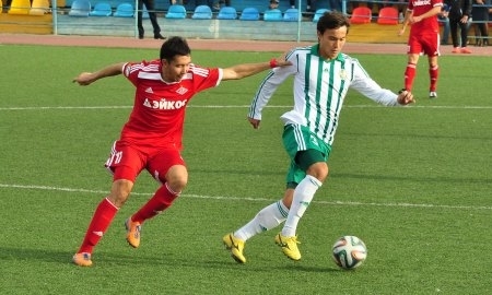 Фото с матча Премьер-Лиги «Атырау» — «Спартак» 1:1