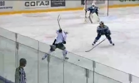 Видеообзор матча КХЛ «Югра» — «Барыс» 1:2