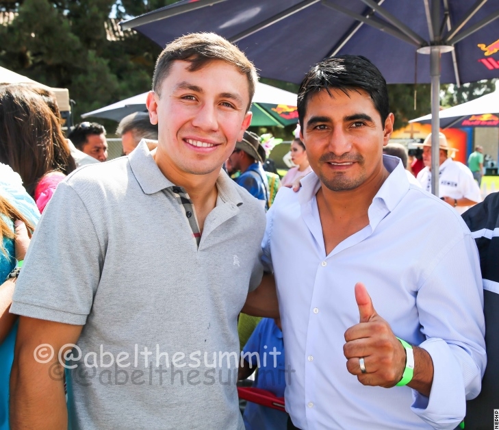 Головкин встретился с Моралесом на фестивале в Лос-Анджелесе