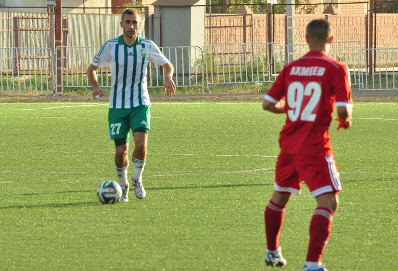 Фото с матча Премьер-Лиги «Атырау» — «Спартак» 1:1