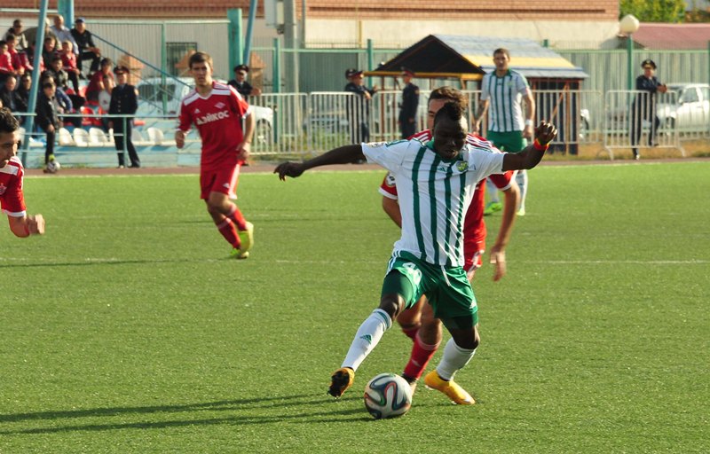 Фото с матча Премьер-Лиги «Атырау» — «Спартак» 1:1