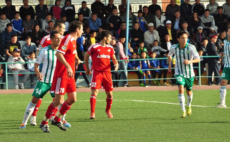 Фото с матча Премьер-Лиги «Атырау» — «Спартак» 1:1