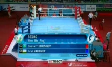Видео боя финала Азиады Данияр Елеусинов — Исраил Мадримов