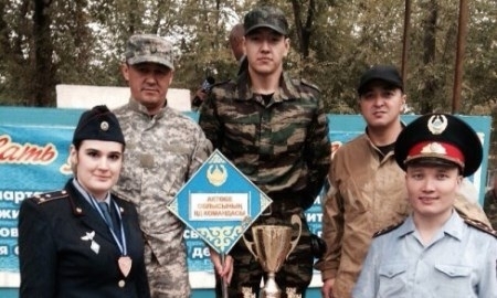 Девушка-полицейский из Актобе завоевала бронзу на чемпионате МВД по стрельбе