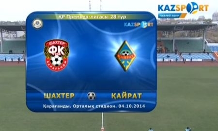 Видеообзор матча Премьер-Лиги «Шахтер» — «Кайрат» 0:0