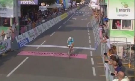 Видео финиша «Джиро ди Ломбардия» с участием гонщиков «Астаны»