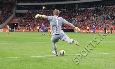 Александр Мокин был лучшим в составе сборной Казахстана