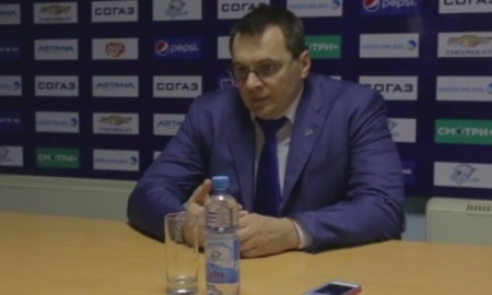 Видео послематчевой пресс-конференции игры КХЛ «Барыс» — «Сибирь» 6:3