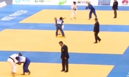 Азиз Калкаман занял третье место на мировом Гран-при по дзюдо в Астане