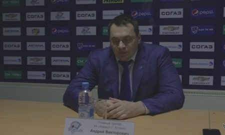 Видео послематчевой пресс-конференции матча КХЛ «Барыс» — «Металлург» Нк 4:5 Б 