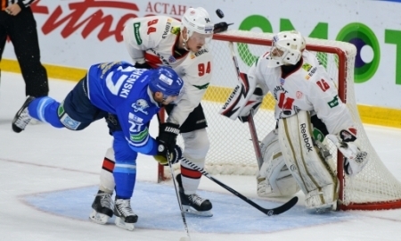 Фоторепортаж с матча КХЛ «Барыс» — «Металлург» Новокузнецк 4:5 Б