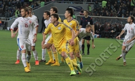 Видеообзор матча отбора к ЕВРО-2016 Казахстан — Чехия 2:4