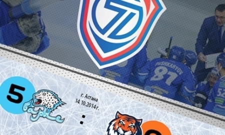 Резюме матча КХЛ «Барыс» — «Амур» 5:0