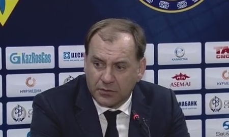 Видео послематчевой пресс-конференции матча Премьер-Лиги «Кайрат» — «Кайсар» 1:1