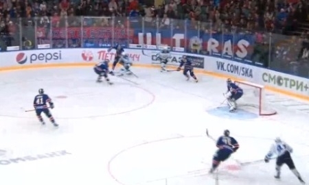 Видео шайб матча КХЛ СКА — «Барыс» 5:3
