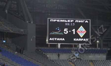 «Астана» — «Кайрат» 5:1. По-чемпионски