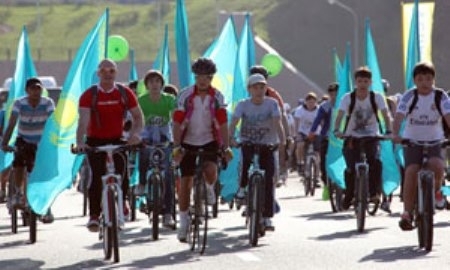 В Алматы в субботу состоится велопробег