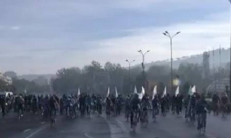 «Прощальный» велопробег прошел в Алматы