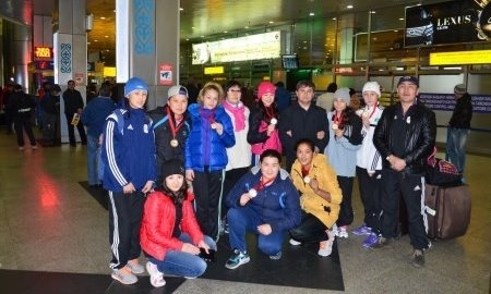 Казахстанские юниорки вернулись с медалями с международного турнира в Германии