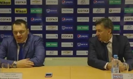 Видео послематчевой пресс-конференции игры КХЛ «Барыс» — «Лада» 2:1