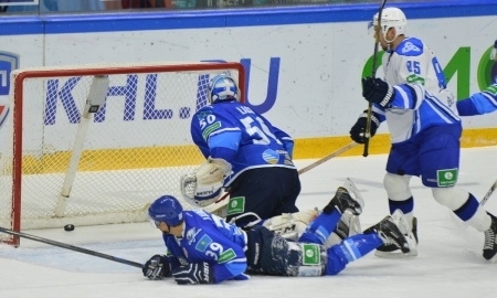 Фоторепортаж с матча КХЛ «Барыс» — «Нефтехимик» 6:5 Б