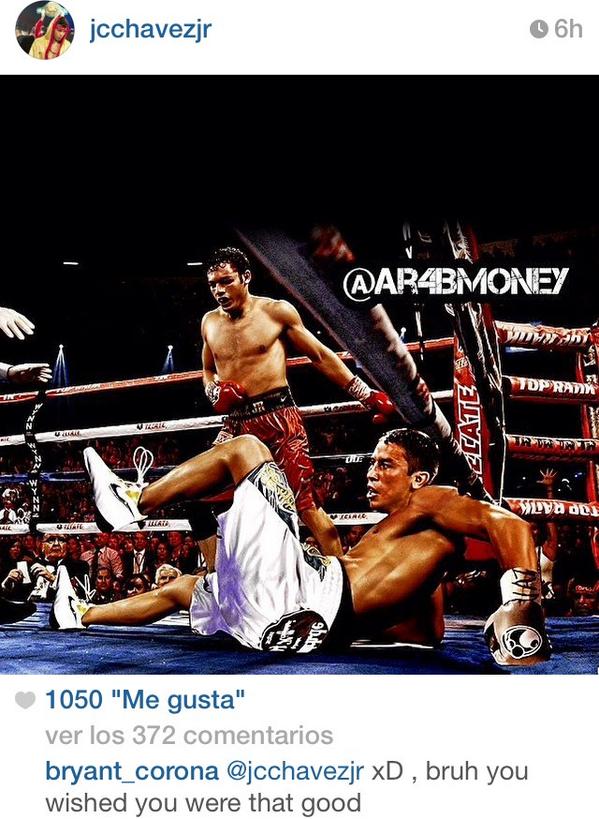 Чавес «потроллил» Головкина в соцсети