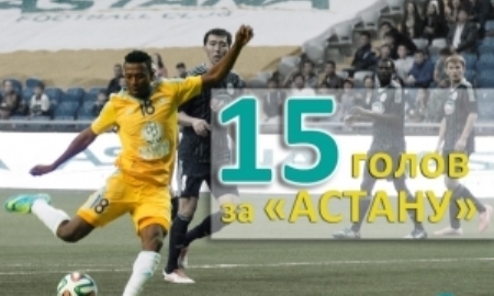 Патрик Твумаси забил 15 голов за «Астану» 