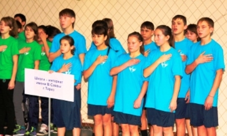 Воспитанники детских домов Казахстана приняли участие в «Веселых стартах»