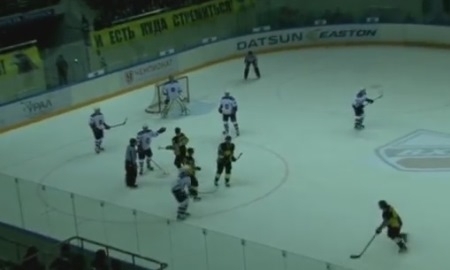 Видео матча ВХЛ «Сарыарка» — «СКА-Карелия» 2:1 