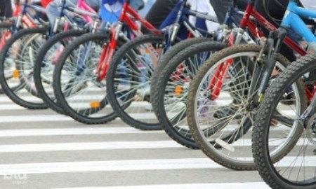 Сто велосипедистов Шымкента приняли участие в велопробеге «Здоровое поколение»