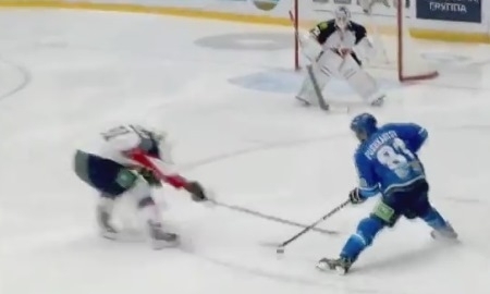 Гол Константина Пушкарева в ворота «Слована» попал в Топ-10 лучших голов недели КХЛ